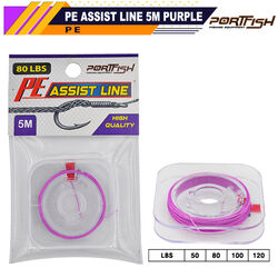 PORTFISH - Portfish Pe Assist Line 5m Purple