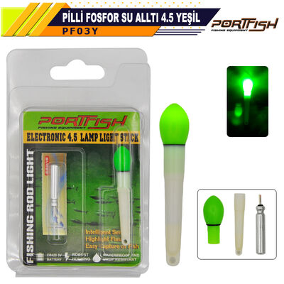 PORTFISH - Portfish Pilli Fosfor Su Altı 4,5 Yeşil