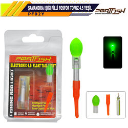 PORTFISH - Portfish Şamandıra Işığı Pilli Fosfor Topuz 4,5 Yeşil