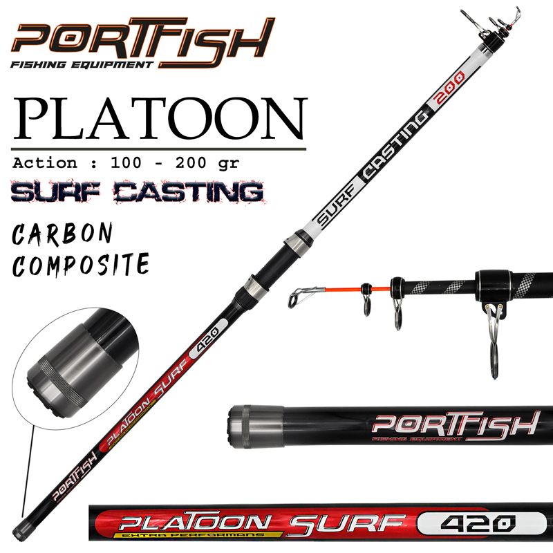 PORTFISH - Portfish Platoon Surf 420 cm 100-200 gr Olta Kamışı