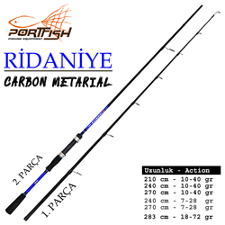 PORTFISH - Portfish Ridaniye Spin 210 cm 10-40 GR 1.PARÇA (Yedek Parçası)