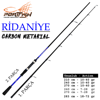 PORTFISH - Portfish Ridaniye Spin 210 cm 10-40 GR 1.PARÇA (Yedek Parçası)