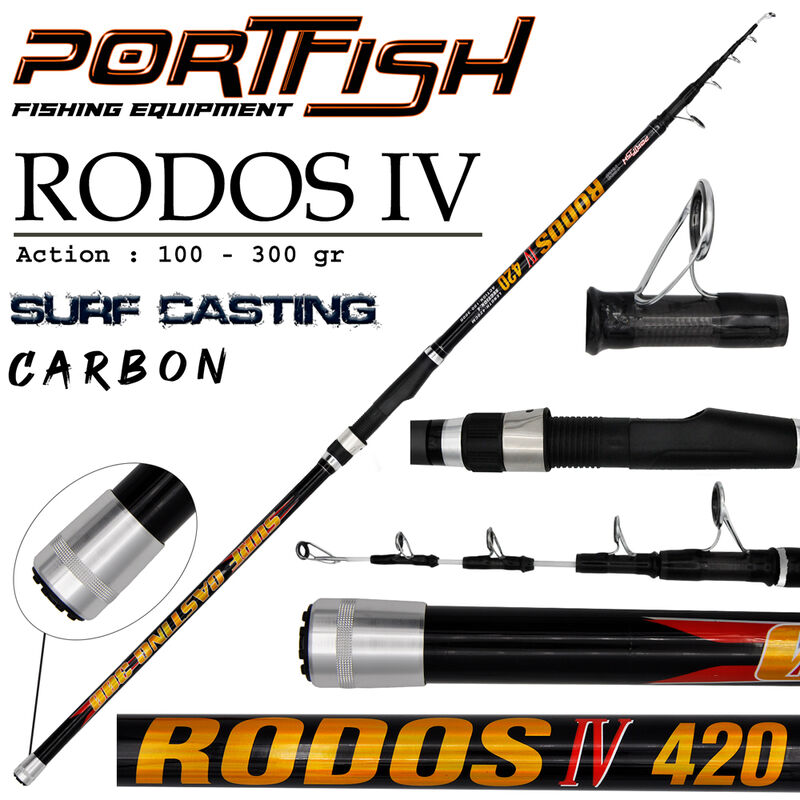 PORTFISH - Portfish Rodos 4 Surf 420 cm Olta Kamışı 100-300 gr