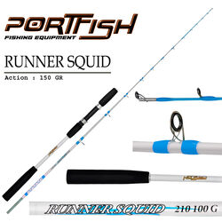 Portfish Runner Squid Kamış 150 gr - Thumbnail