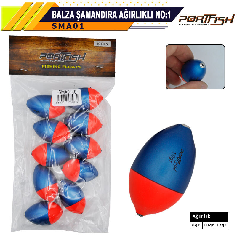 PORTFISH - Portfish Balsa Şamandıra Ağırlıklı no:01