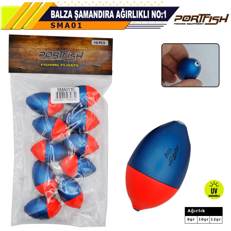 PORTFISH - Portfish Balsa Şamandıra Ağırlıklı no:01