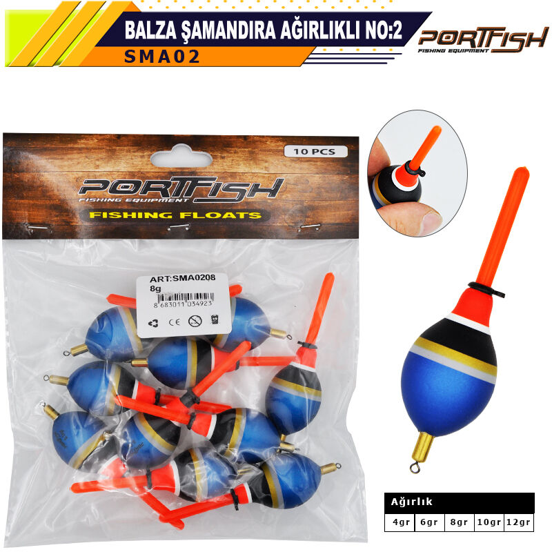 PORTFISH - Portfish Balsa Şamandıra Ağırlıklı no:02