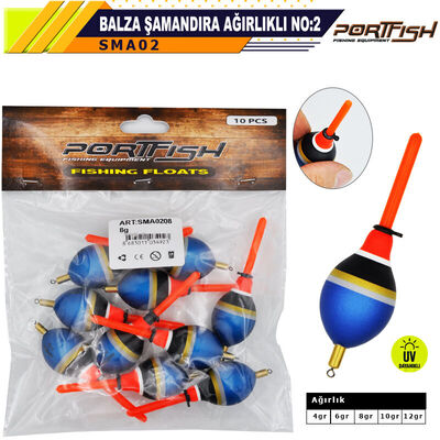 PORTFISH - Portfish Balsa Şamandıra Ağırlıklı no:02