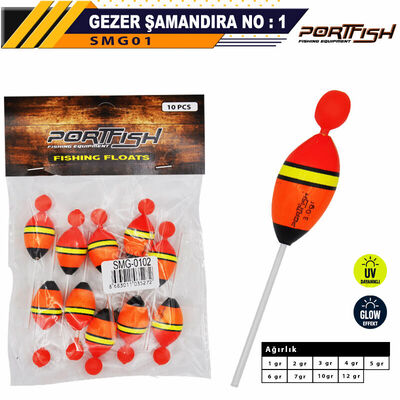 PORTFISH - Portfish Balsa Şamandıra Gezer no:01 10 Adetli