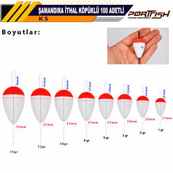 Portfish Şamandıra İthal Köpüklü 100 Adetli - Thumbnail
