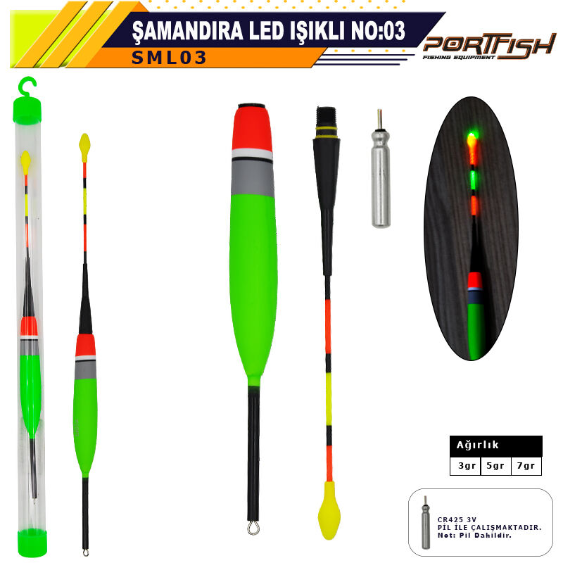 PORTFISH - Portfish Şamandıra Led Işıklı no:03 