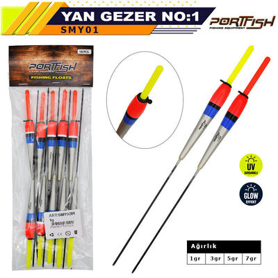 PORTFISH - Portfish Balsa Şamandıra Yan Gezerli no:01 10 Adetli