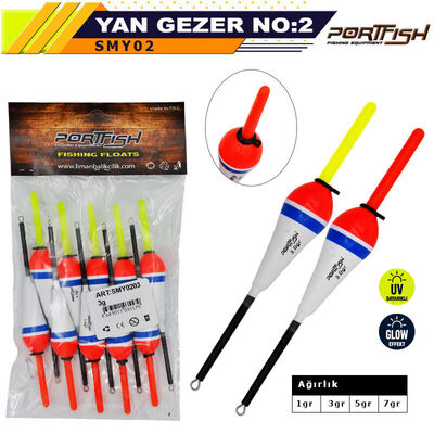 PORTFISH - Portfish Balsa Şamandıra Yan Gezerli no:02 10 Adetli