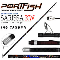 PORTFISH - Portfish Sarissa Surf Carbon Olta Kamışı 420 cm 250 gr