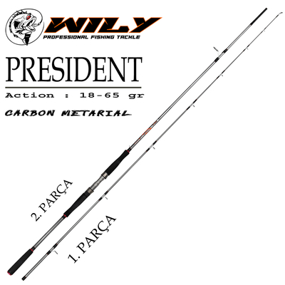 WILY - Wily President Shore Jig 288 cm (Yedek Parçası)
