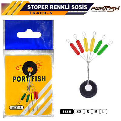 PORTFISH - Portfish Stoper Renkli Sosis 100 Adetli