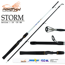 PORTFISH - Portfish Storm Tekne Kamışı 120 cm 10-35 gr