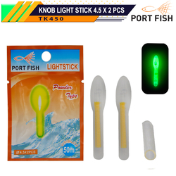 PORTFISH - Portfish Fosfor Topuz Kafa Çiftli (4.5x3.7) 50 Adetli