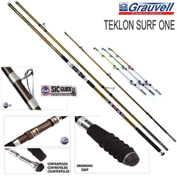 TEKLON - Teklon Surf One 3 Parça Surf Kamış 100-250 gr