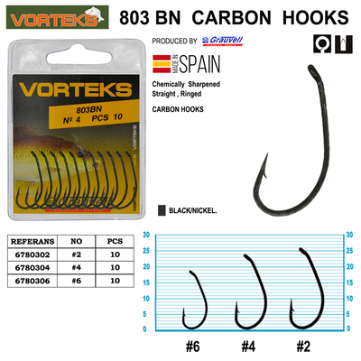 VORTEKS - Vorteks 803 BN Sazan İğnesi 10 Adet