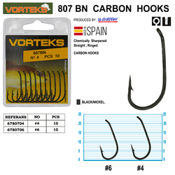 VORTEKS - Vorteks 807 BN Sazan İğnesi 10 Adet