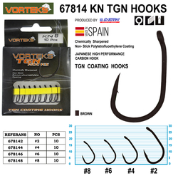 VORTEKS - Vorteks 67814 KN Tgn Sazan İğnesi 10 Adet