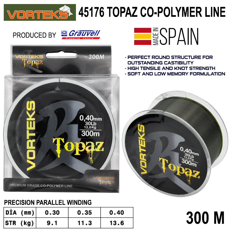 Vorteks 45176 Topaz 300m Sazan Misinası
