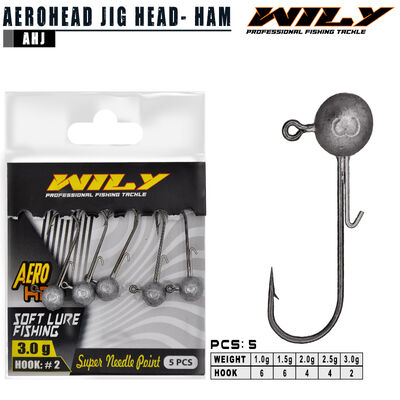 Wily - Wily Aero Head Jighead
