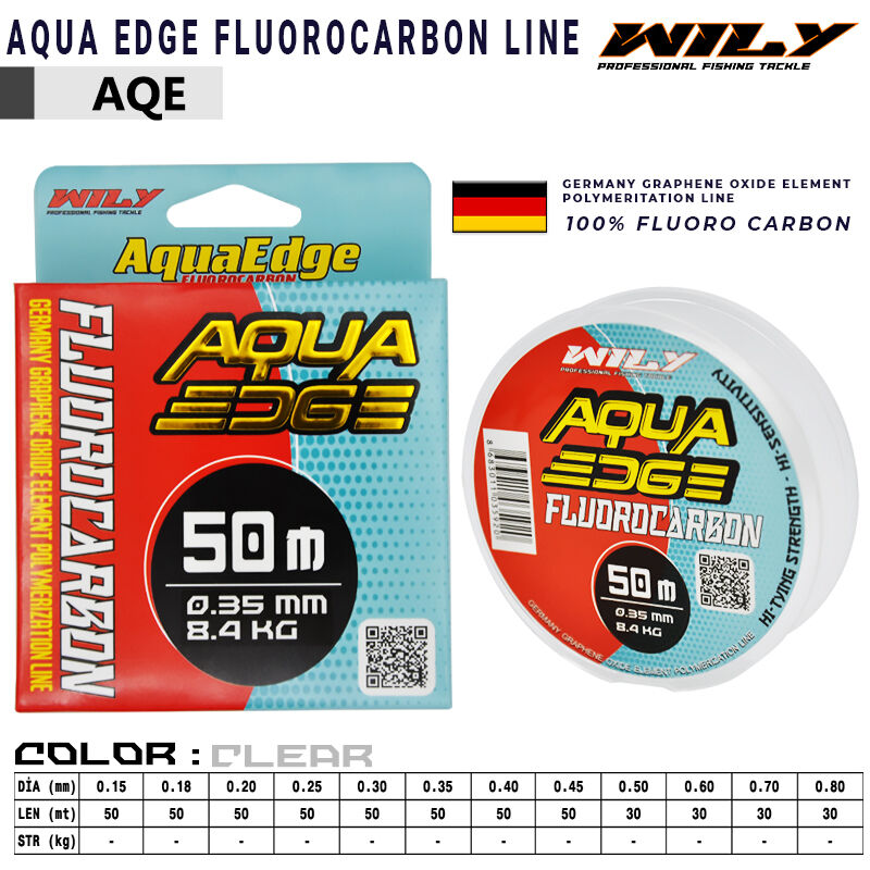 Wily - Wily Aqua Edge Fluoro Carbon Coated