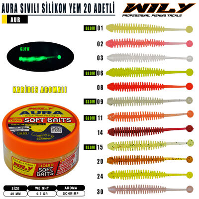 Wily - Wily Aura Sıvılı Silikon 40mm 20 Adetli