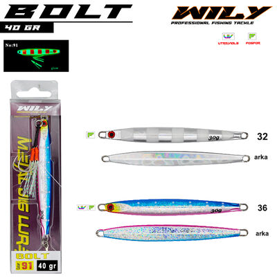 Wily - Wily Bolt Jig 40 gr