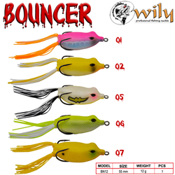 Wily - Wily Bouncer Silikon Kurbağa 5.5 cm 12 gr