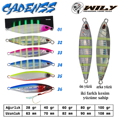 WILY - Wily Cadenss Jig 40 gr 70 mm