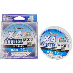 Wily Capital 4 Kat İp Misina 150 mt Multi Color - Thumbnail