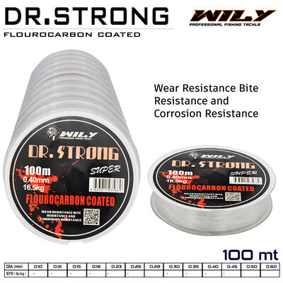 Wily - Wily Dr. Strong Fluoro Carbon Coated 100 mt 