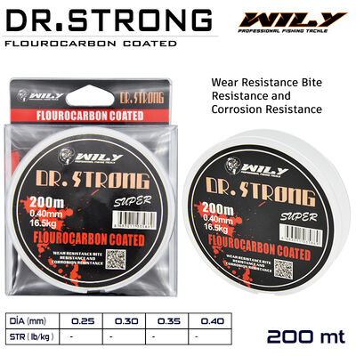 Wily - Wily Dr. Strong Fluoro Carbon Coated 200 mt