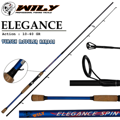 Wily - Wily Elegance 240 cm Spin Kamış 10 - 40 gr