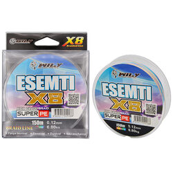 Wily Esemti 8 Kat İp Misina 150 mt Multi Color - Thumbnail
