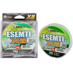 Wily Esemti 8 Kat İp Misina 150 mt Yeşil - Thumbnail