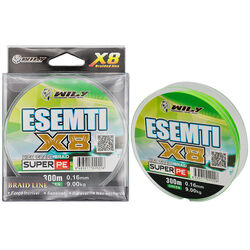 Wily Esemti 8 Kat İp Misina 300 mt Yeşil - Thumbnail