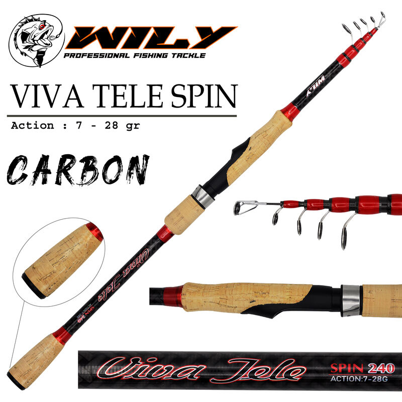 Wily - Wily Viva Tele Spin Kamış 270 cm 10-35 gr