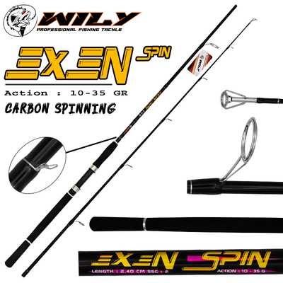 Wily - Wily Exen Spin Kamış 240 cm 10 - 35 gr