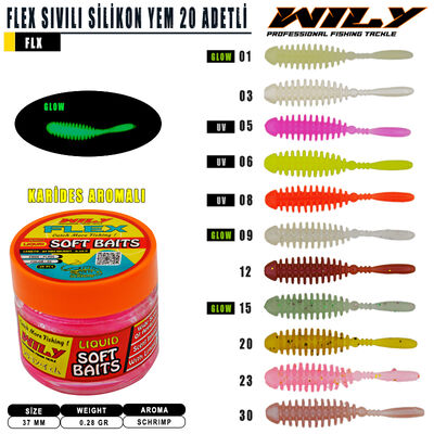 Wily - Wily Flex Sıvılı Silikon 37 mm 20 Adetli