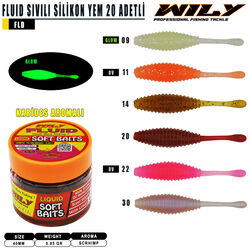 Wily - Wily Fluid Sıvılı Silikon 40 mm 20 Adetli