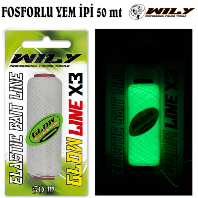 Wily - Wily Fosforlu (Glow) Yem İpi 50 mt