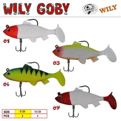 WILY - Wily Goby Sazan Silikon 8 cm 14 gr