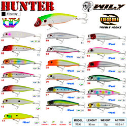 Wily - Wily Hunter 9 cm Maket Balık 12 gr (0-0.3M)