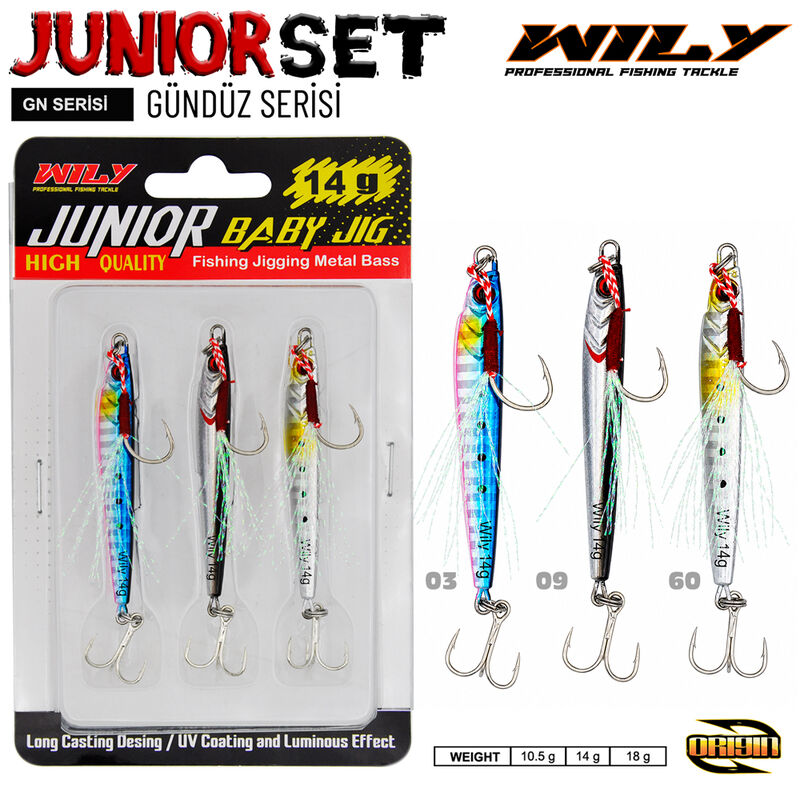 Wily - Wily Junior Jig Gündüz Serisi 3lü set
