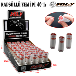 Wily - Wily Kapsüllü Yem İpi 200 mt 40 lı Kutulu