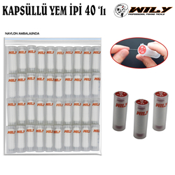 Wily - Wily Kapsüllü Yem İpi 200 mt 40 lı Poşette